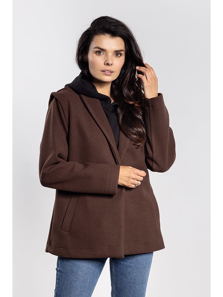 Awama Kurtka przejściowa w kolorze brązowym rozmiar: M