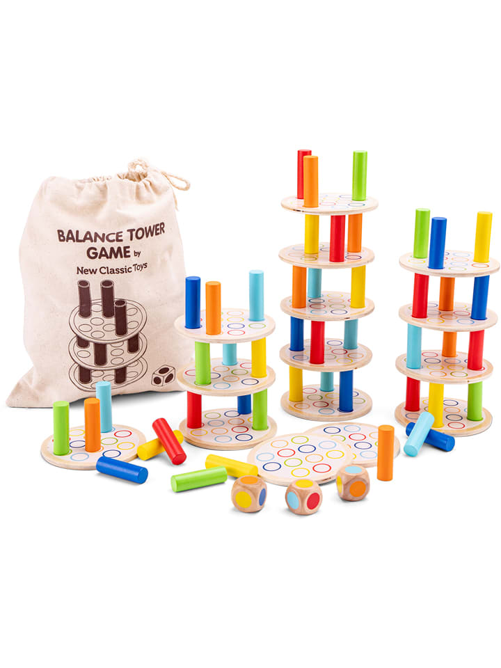 New Classic Toys Gra zręcznościowa "Balancing tower" - 3+ rozmiar: onesize
