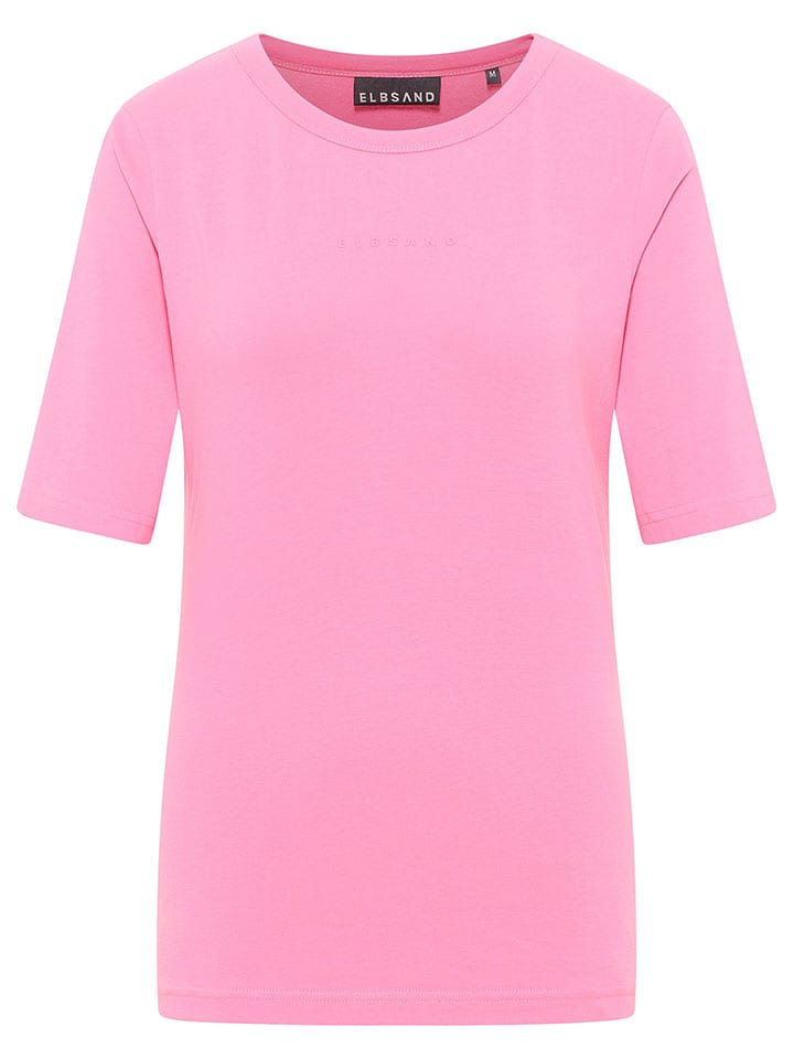 ELBSAND Koszulka "Siva" w kolorze różowym rozmiar: S