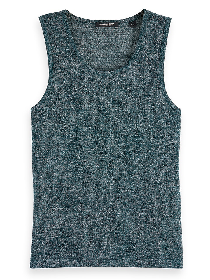 Scotch & Soda Top w kolorze niebieskim rozmiar: S