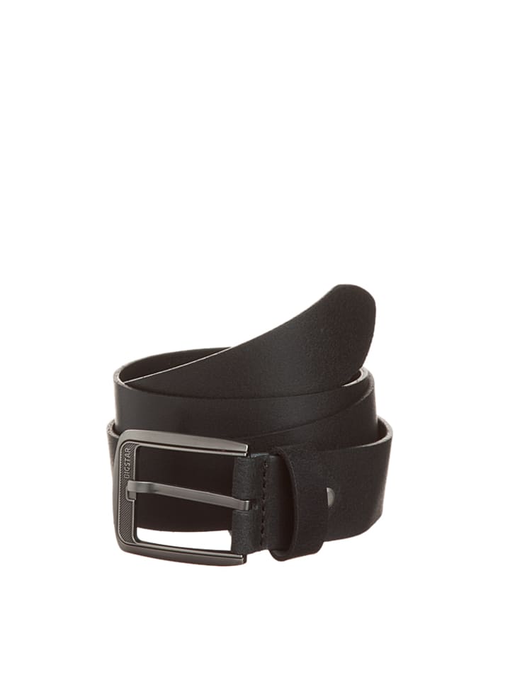 BIG STAR Skórzany pasek w kolorze czarnym rozmiar: 4XL