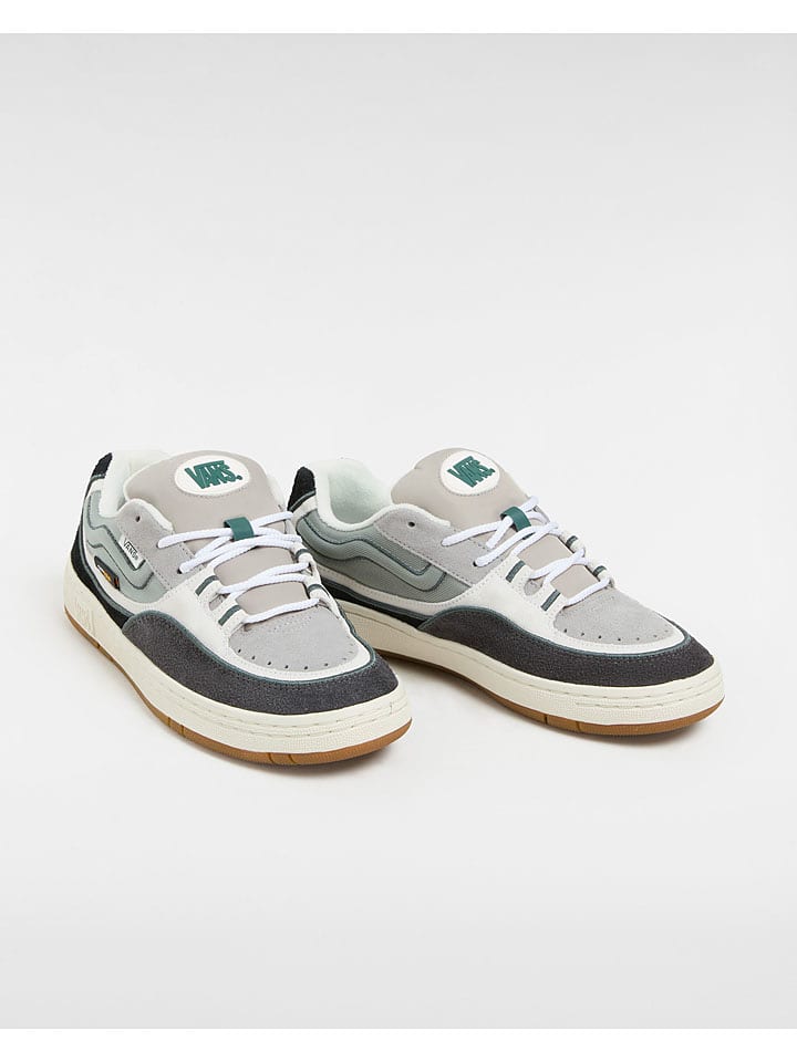 Vans Skórzane sneakersy w kolorze beżowo-antracytowym rozmiar: 36,5