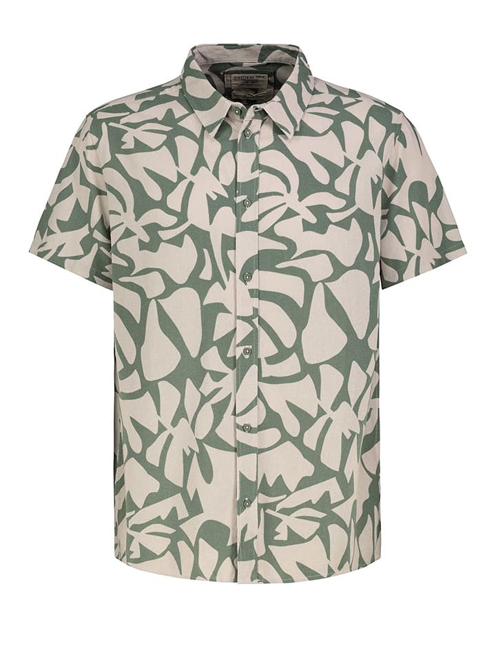 Eight2Nine Koszula w kolorze oliwkowo-beżowym rozmiar: M