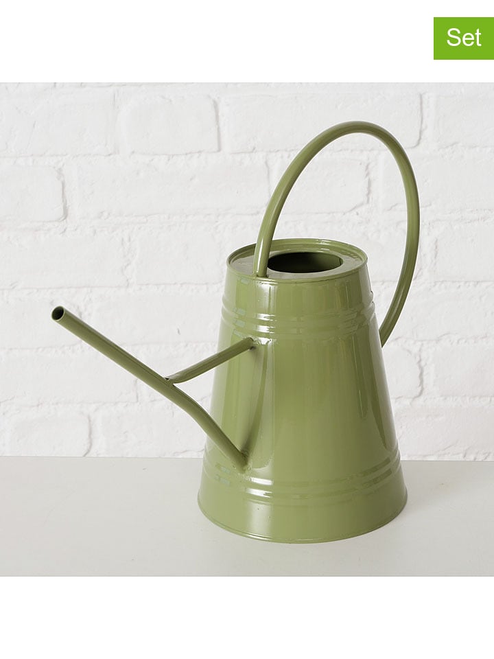 Boltze Konewki ogrodowe (2 szt.) "Mento" w kolorze zielonym - 41,5 x 28 x 16 cm rozmiar: onesize