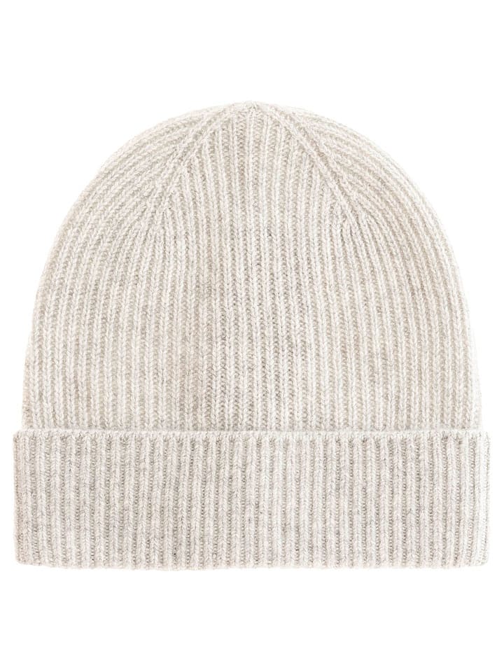 Zwillingsherz Kaszmirowa czapka w kolorze szarym rozmiar: onesize