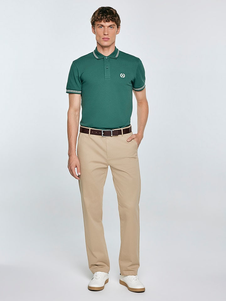 BIG STAR Koszulka polo "Poller" w kolorze zielonym rozmiar: XL