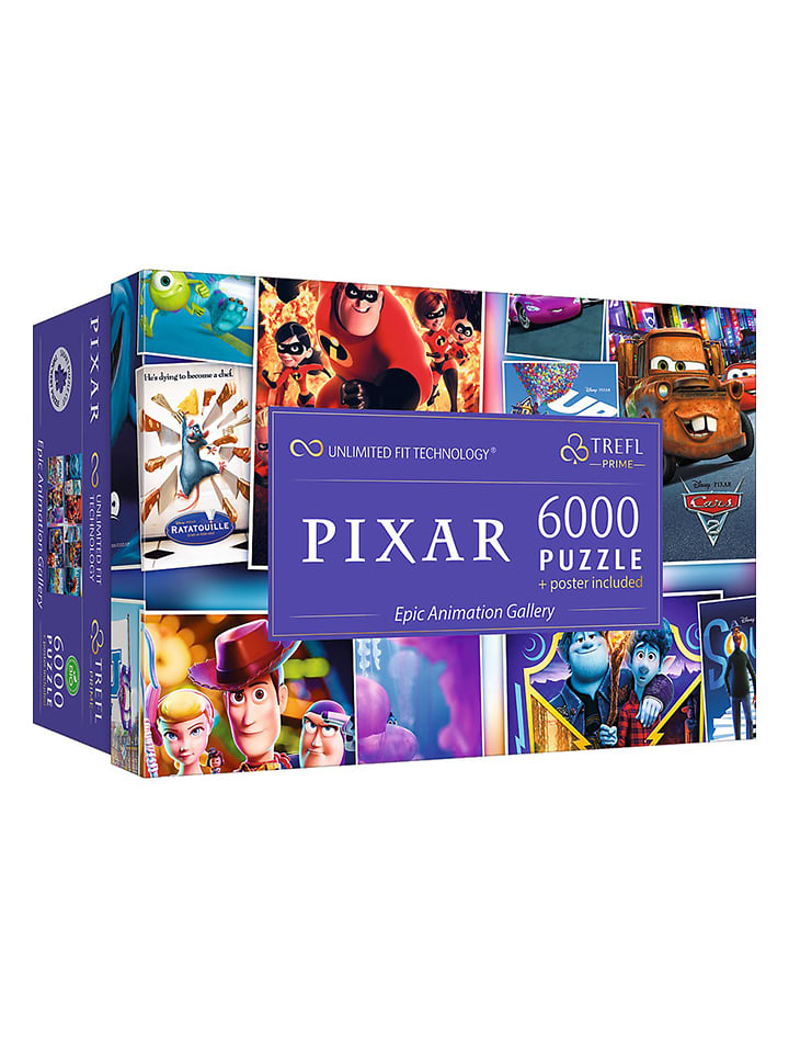 Trefl 6000-częściowe puzzle "Disney/Pixar Animation Gallery" - 12+ rozmiar: onesize