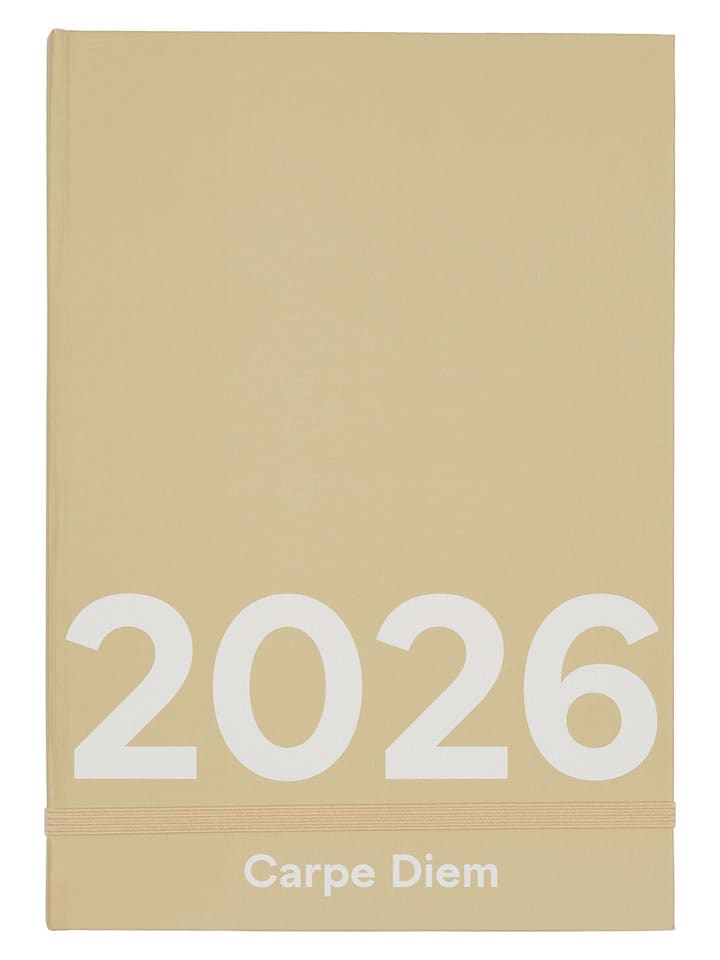 Design Letters Kalendarz "2026" w kolorze beżowym - 21 x 14,8 cm rozmiar: onesize
