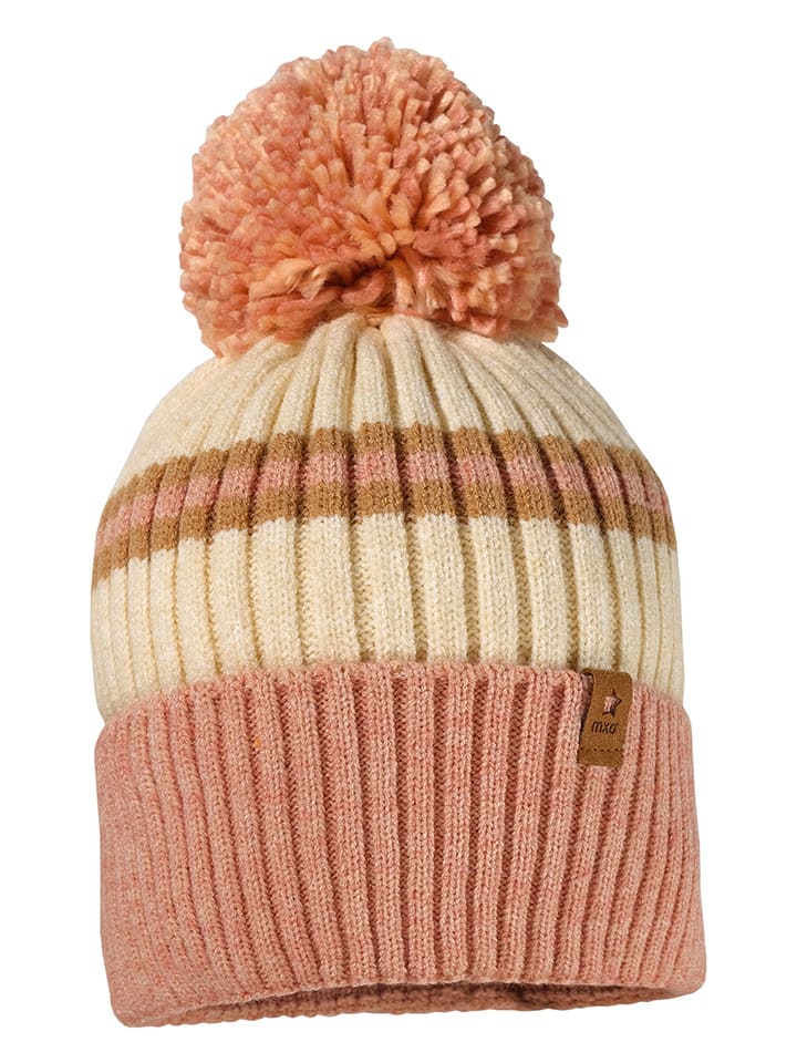 MaxiMo Czapka w kolorze jasnoróżowo-beżowym rozmiar: 53 cm