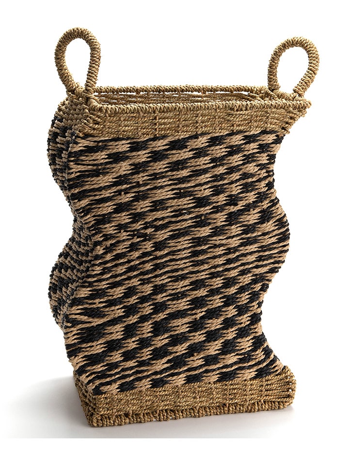 Amadeus Koszyk w kolorze czarno-beżowym - 33 x 49 x 22 cm rozmiar: onesize