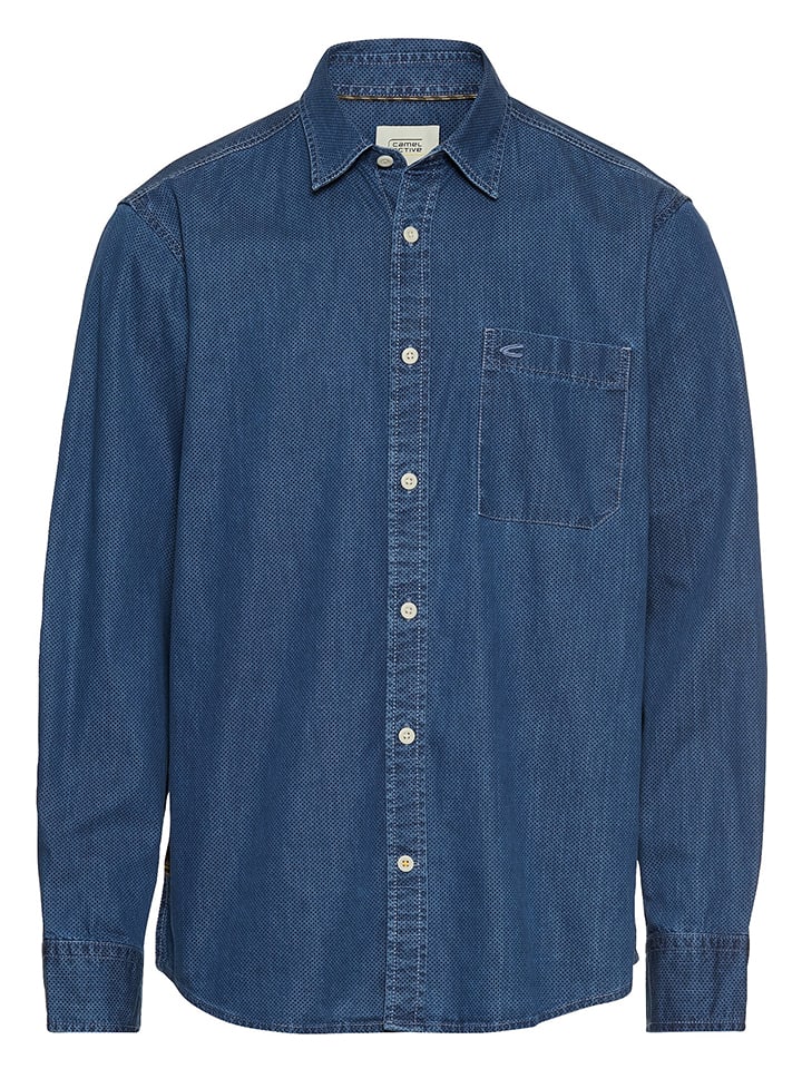 Camel Active Koszula dżinsowa - Regular fit - w kolorze niebieskim rozmiar: XXL