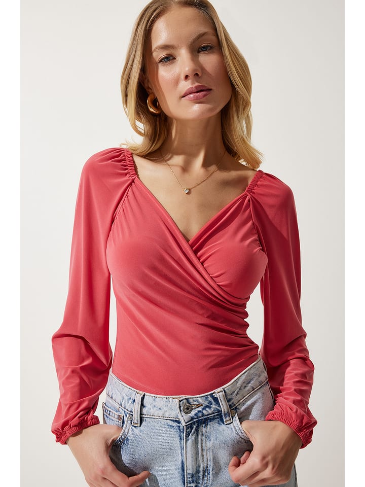 Happiness Istanbul Bluzka w kolorze różowym rozmiar: 36