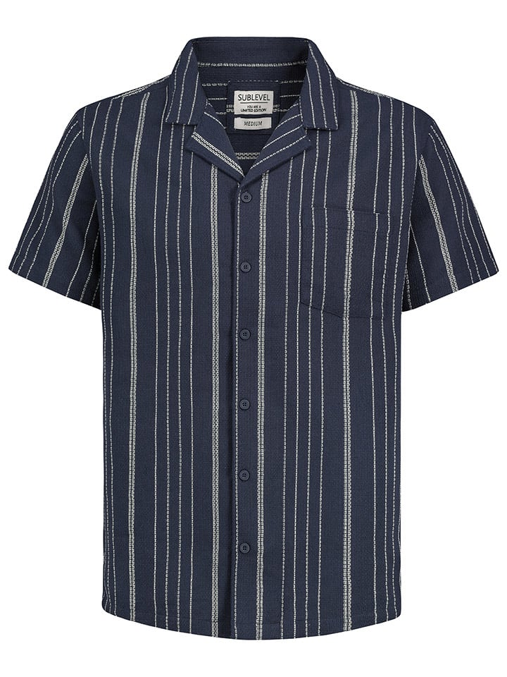Sublevel Koszula - Regular fit - w kolorze granatowym rozmiar: XL
