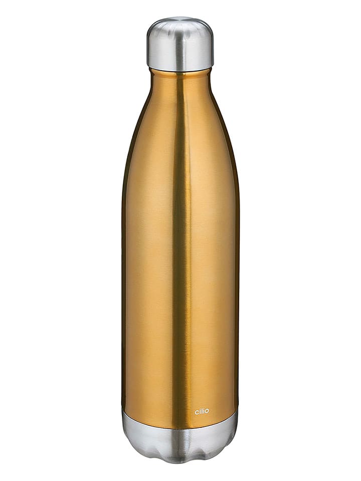 Cilio Butelka termiczna "Elegante" w kolorze złotym - 750 ml rozmiar: onesize