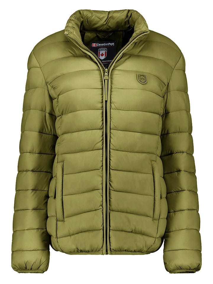 Canadian Peak Kurtka pikowana "Akitaleak" w kolorze zielonym rozmiar: XL