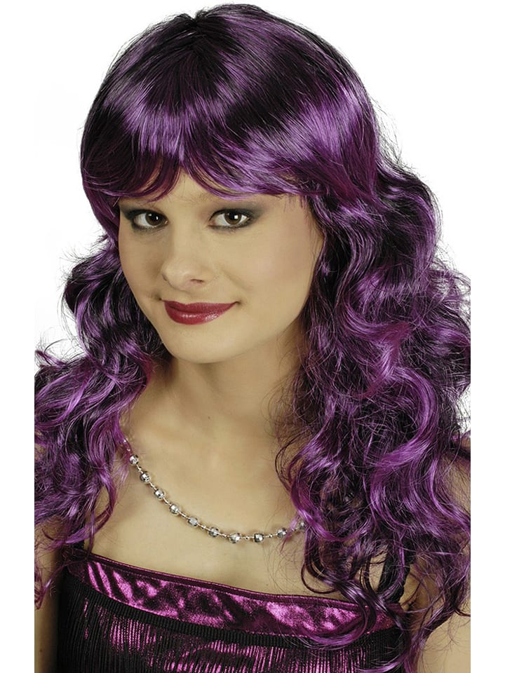 CHAKS Peruka "Susi" w kolorze fioletowym rozmiar: onesize