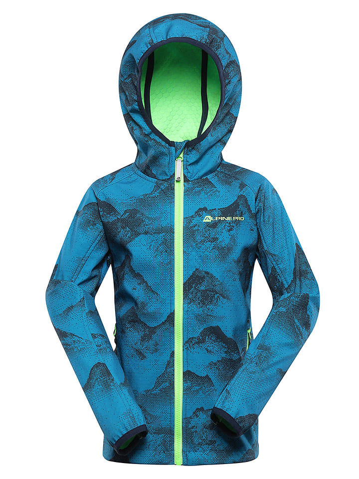 Alpine Pro Kurtka softshellowa "Ezoro" w kolorze niebieskim rozmiar: 104/110