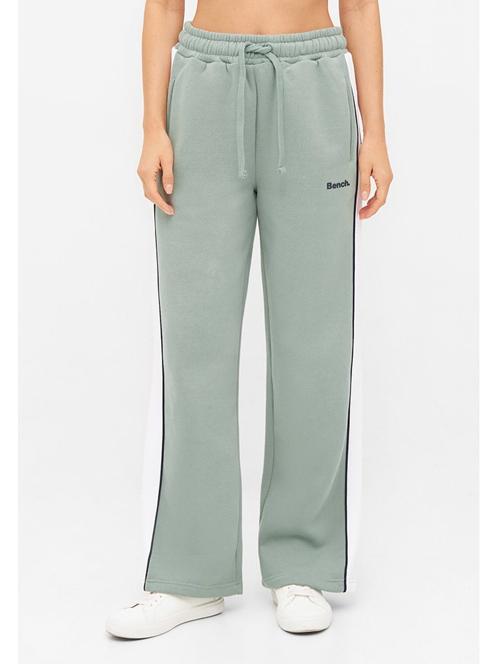 Bench Spodnie dresowe "Elline" w kolorze zielonym rozmiar: 44