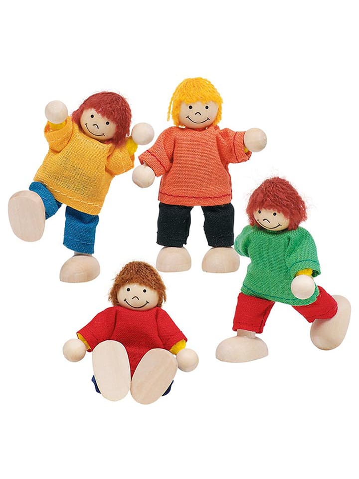 Goki Lalki (4 szt.) w różnych kolorach - 3+ rozmiar: onesize