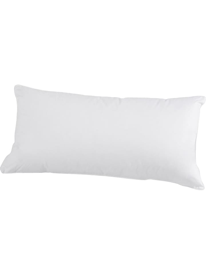 Böhmerwald Poduszka puchowa "Bayern - Soft" w kolorze białym rozmiar: 80x80 cm