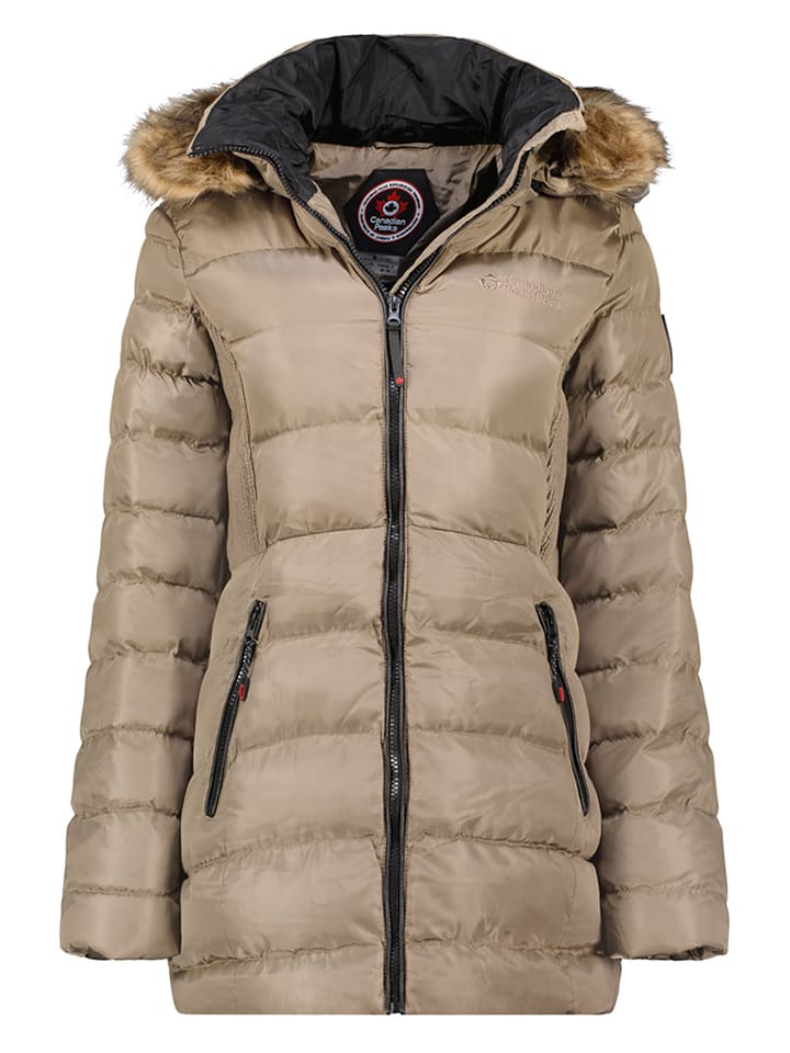 Canadian Peak Parka zimowa "Anieseak" w kolorze beżowym rozmiar: 164
