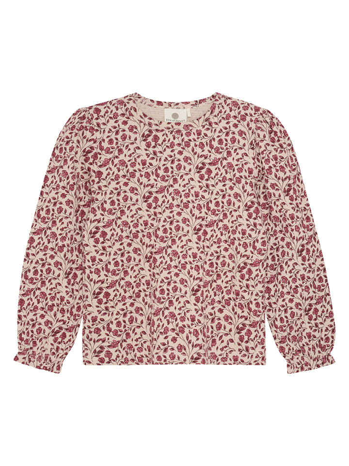 enfant Koszulka w kolorze beżowo-czerwonym rozmiar: 134