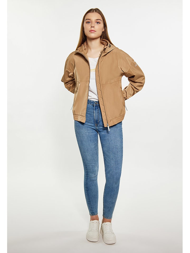 Schmuddelwedda Kurtka przeciwdeszczowa w kolorze beżowym rozmiar: XL