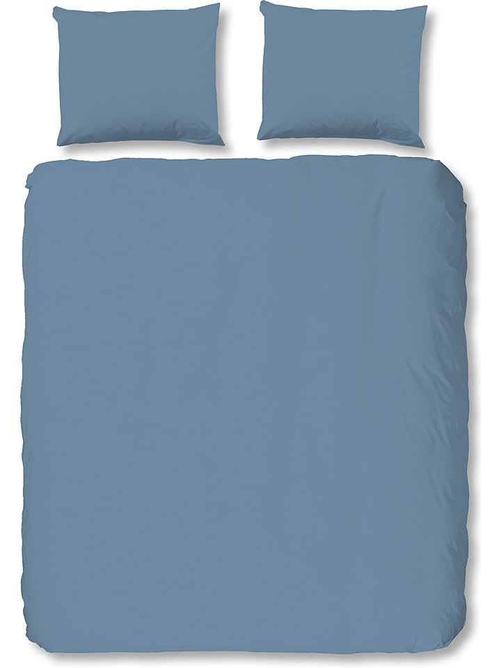 Hip Komplet pościeli satynowej w kolorze granatowym rozmiar: 200x220 cm