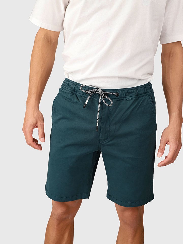 Brunotti Szorty "Carlos" w kolorze morskim rozmiar: L