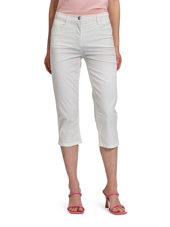 Betty Barclay Rybaczki dżinsowe w kolorze białym rozmiar: 36