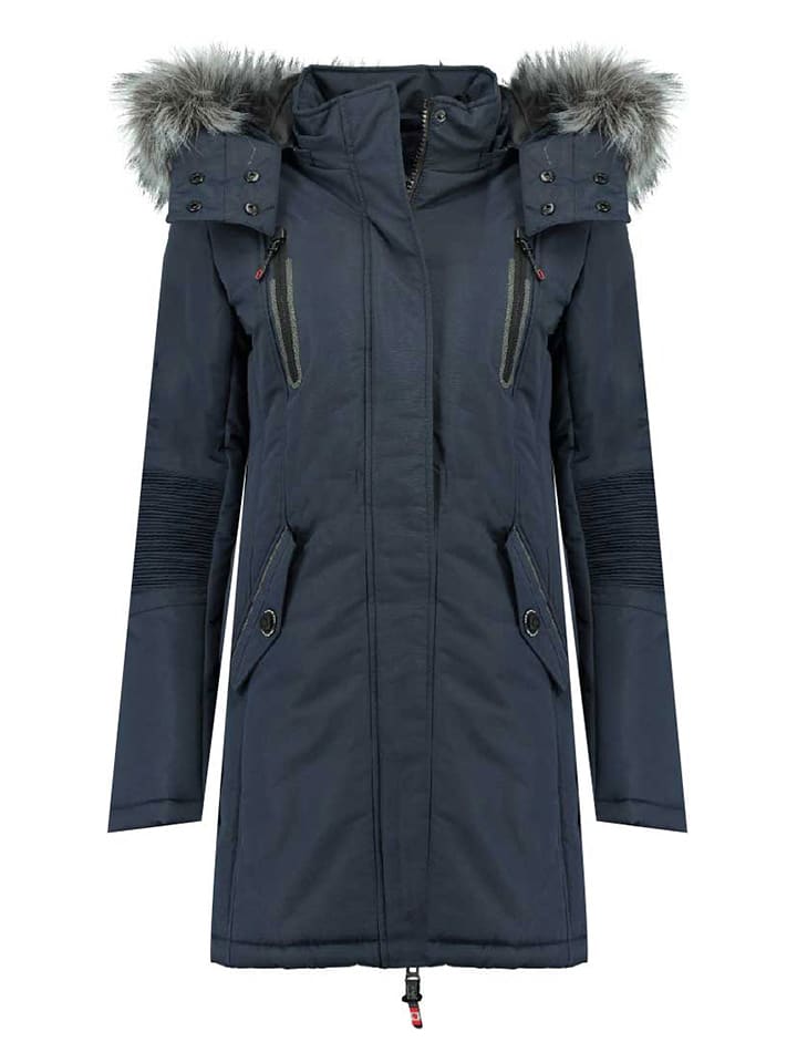 Canadian Peak Parka "Camilly" w kolorze granatowym rozmiar: XXL