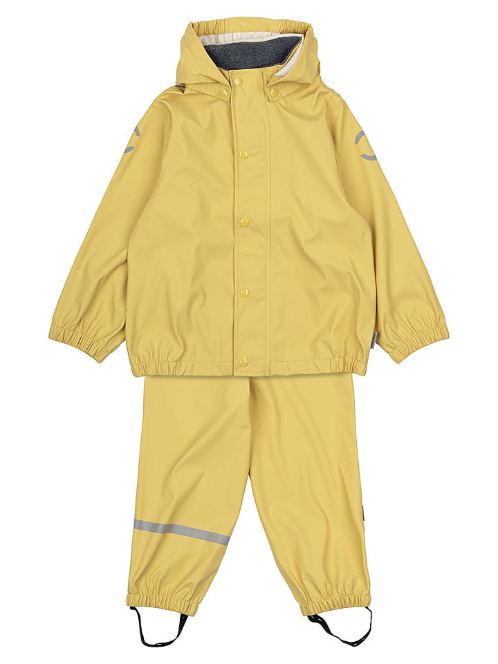 mikk-line 2-częściowy zestaw przeciwdeszczowy w kolorze żółtym rozmiar: 122