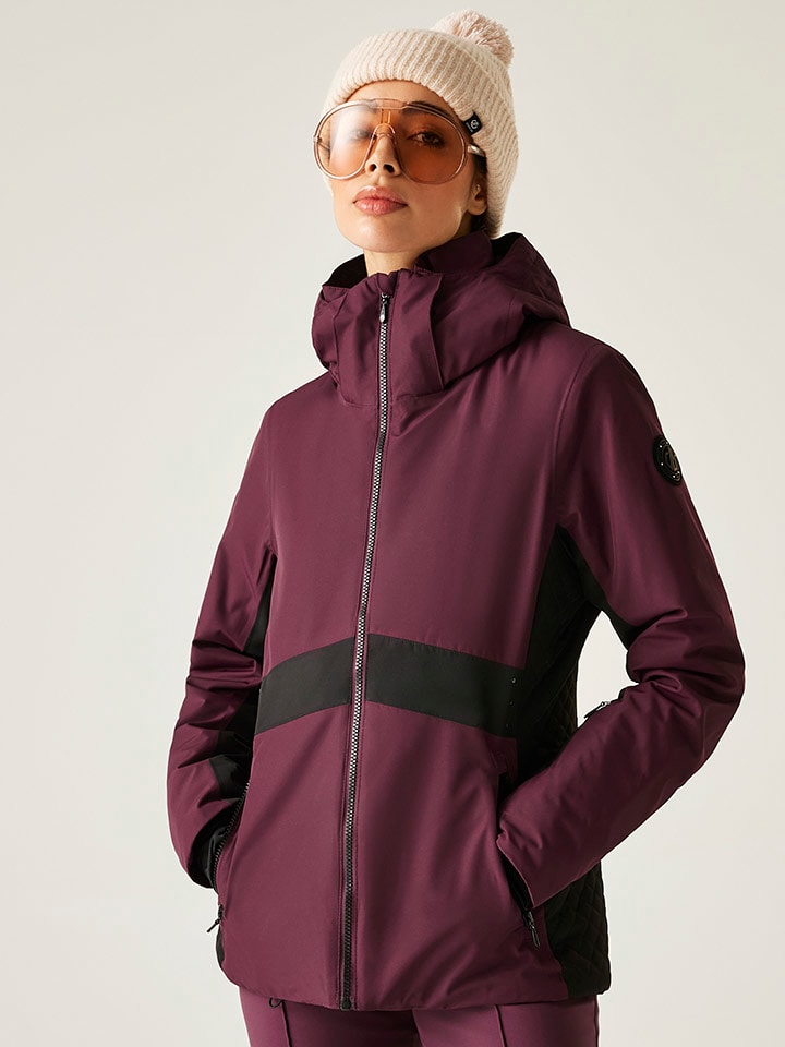 Dare 2b Kurtka narciarska "Issy" w kolorze bordowo-czarnym rozmiar: 32