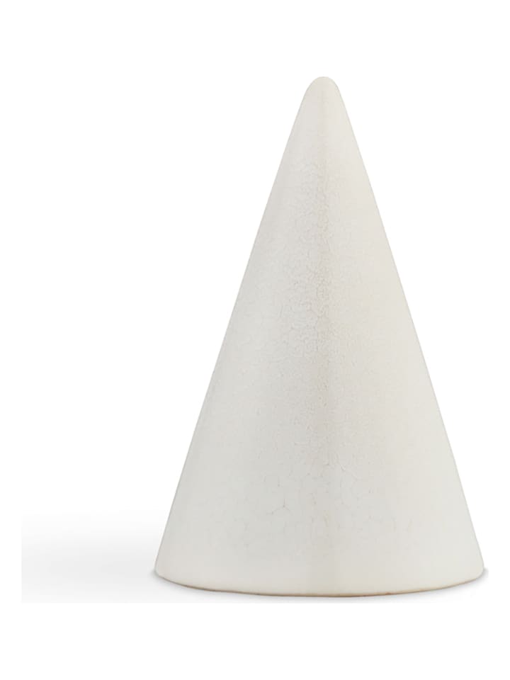 Kähler Dekoracja "Glasurtop" w kolorze białym - wys. 15 x Ø 10 cm rozmiar: onesize