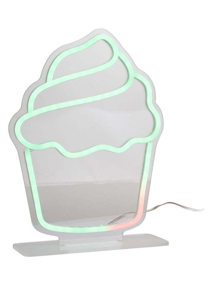 Leitmotiv Dekoracyjna lampa LED "Cupcake" ze wzorem - 21,7 x 29,3 cm rozmiar: onesize