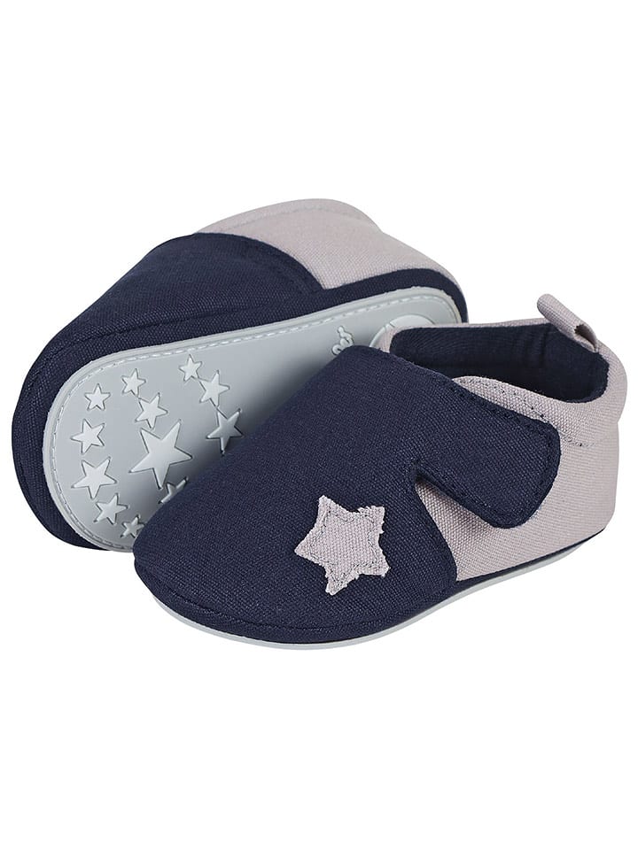 Sterntaler Buty w kolorze beżowo-granatowym do raczkowania rozmiar: 22