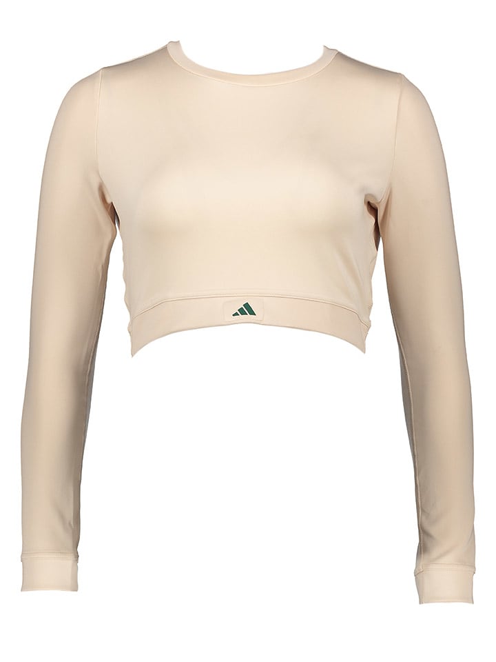 adidas Koszulka sportowa w kolorze beżowym rozmiar: XL