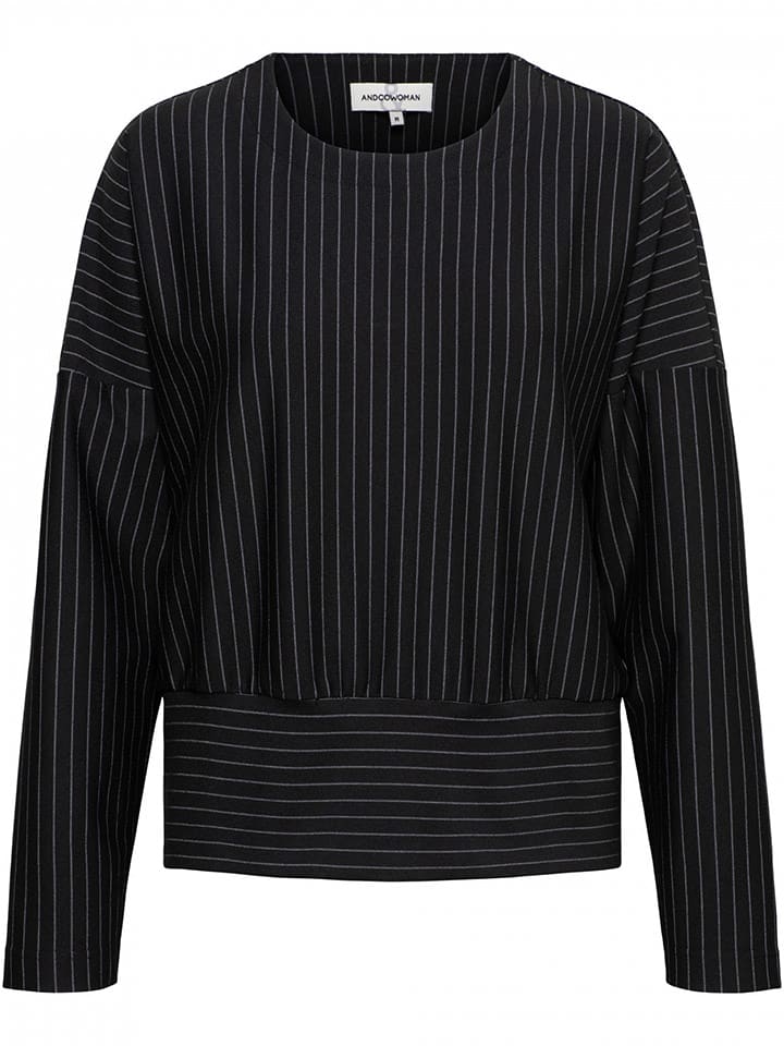 &Co Woman Koszulka "Danila" w kolorze czarnym rozmiar: L