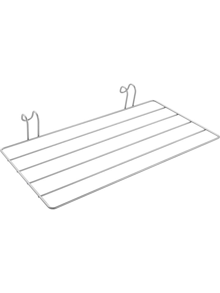 metaltex Suszarka "Radius" w kolorze srebrnym na grzejnik - 51 x 7,5 x 32 cm rozmiar: onesize