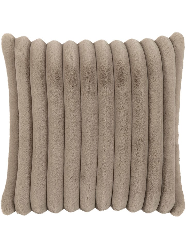 Magma Heimtex Poszewka "Raya" w kolorze szarobrązowym na poduszkę - 45 x 45 cm rozmiar: onesize