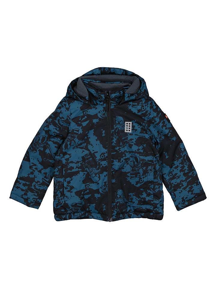 LEGO Kurtka softshellowa w kolorze niebiesko-czarnym rozmiar: 128