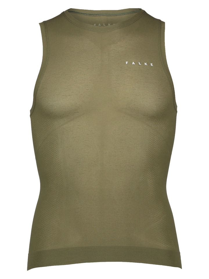 Falke Podkoszulek funkcyjny "Singlet" w kolorze khaki rozmiar: S