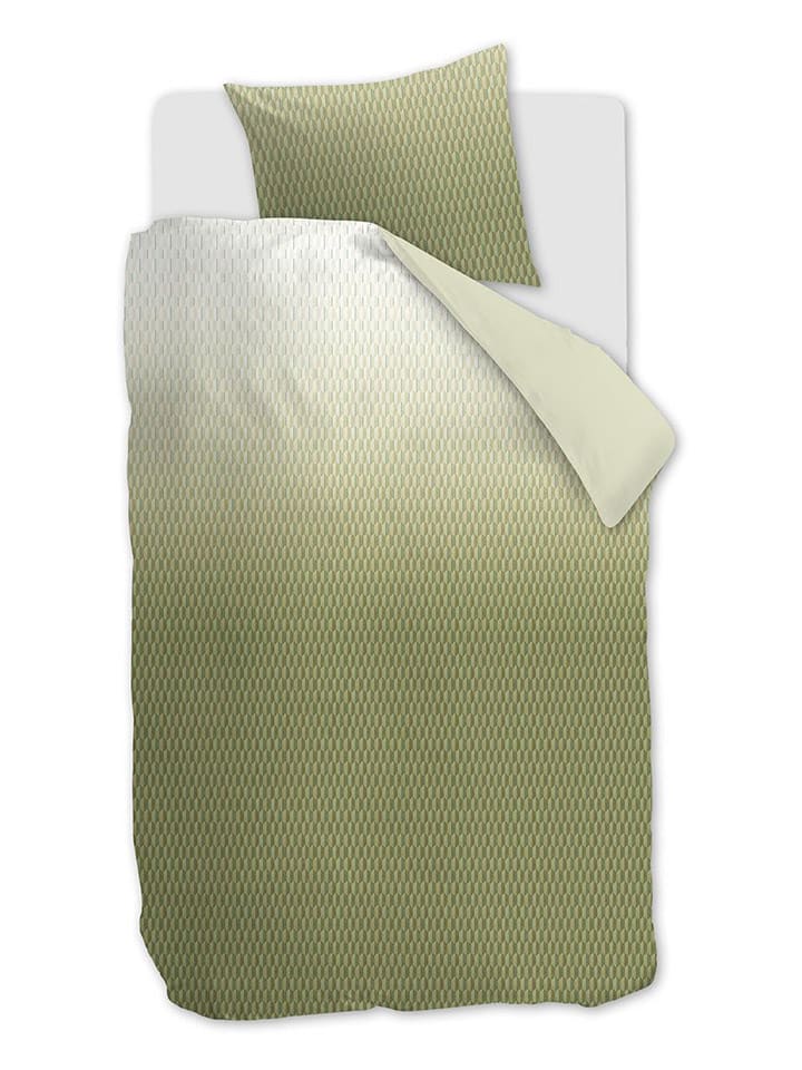 Beddinghouse Komplet pościeli "Nora" w kolorze zielonym rozmiar: 140x200/220 cm
