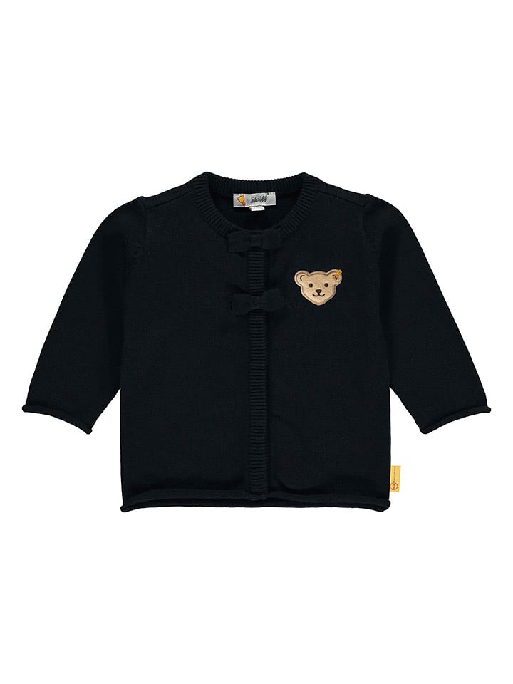 Steiff Kardigan w kolorze czarnym rozmiar: 74