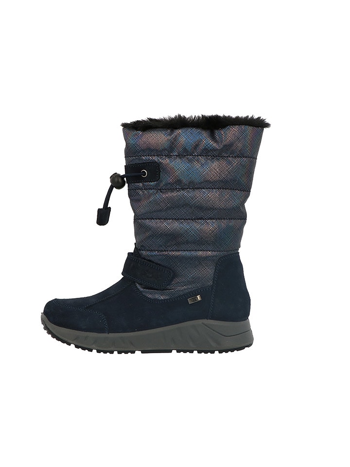 Lurchi Botki zimowe "Chiliana" w kolorze granatowym rozmiar: 35