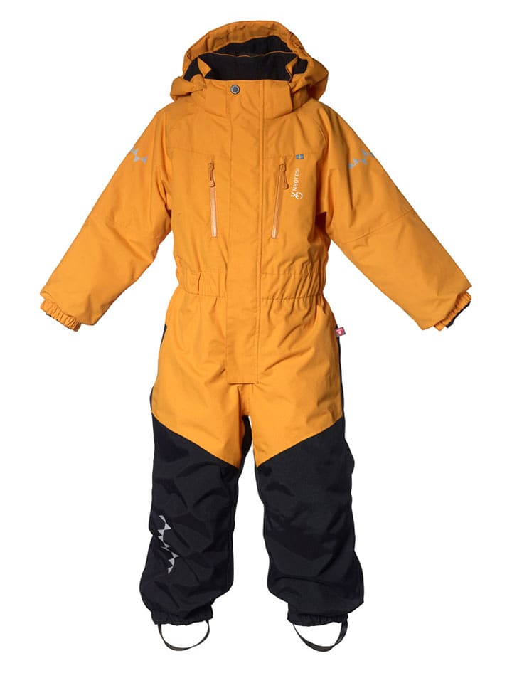 Isbjörn Kombinezon zimowy "Penguin" w kolorze żółto-czarnym rozmiar: 116