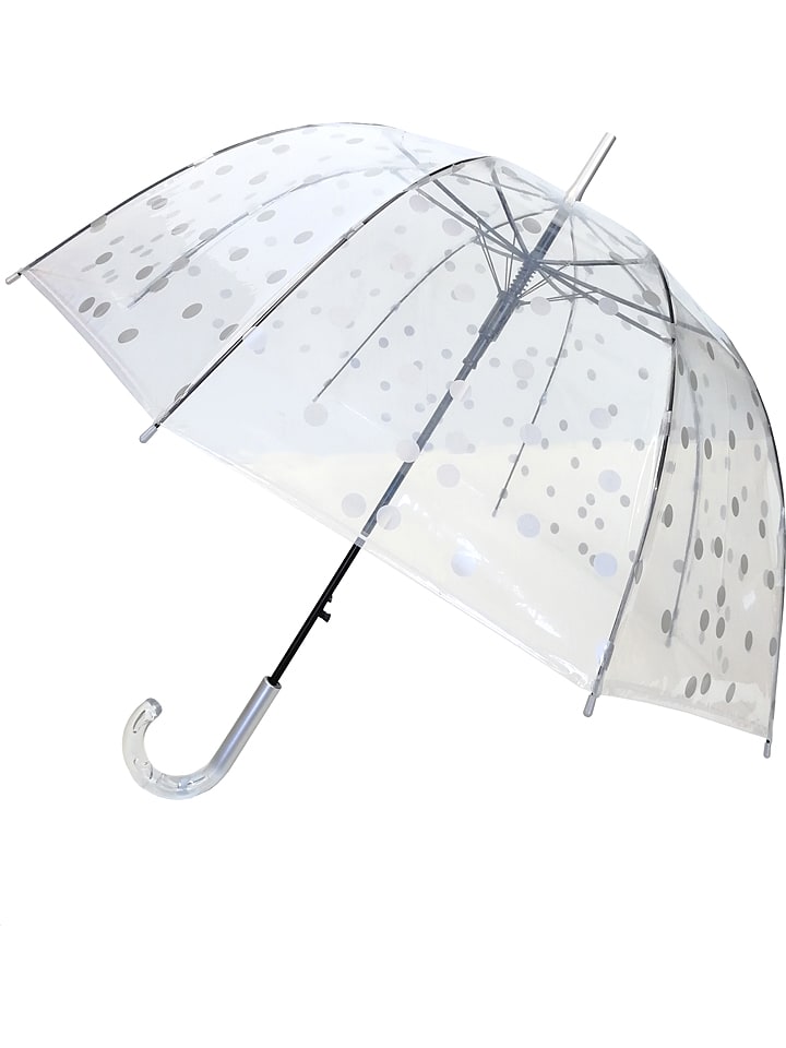 SMATI Parasol "Dots" w kolorze srebrnym - Ø 85 cm rozmiar: onesize
