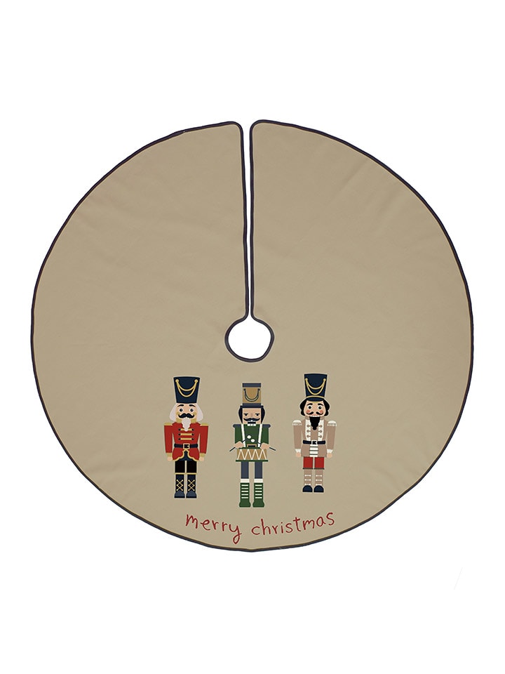 Butter Kings Spódnica choinkowa w kolorze beżowym - Ø 130 cm rozmiar: onesize