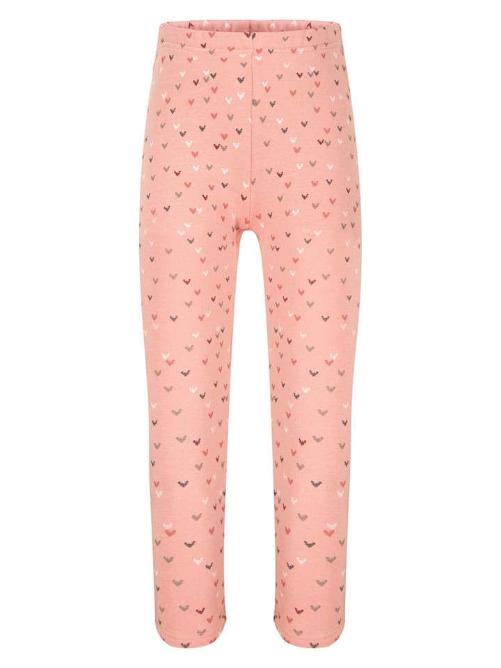 happy girls by Eisend Legginsy termiczne w kolorze jasnoróżowym rozmiar: 104
