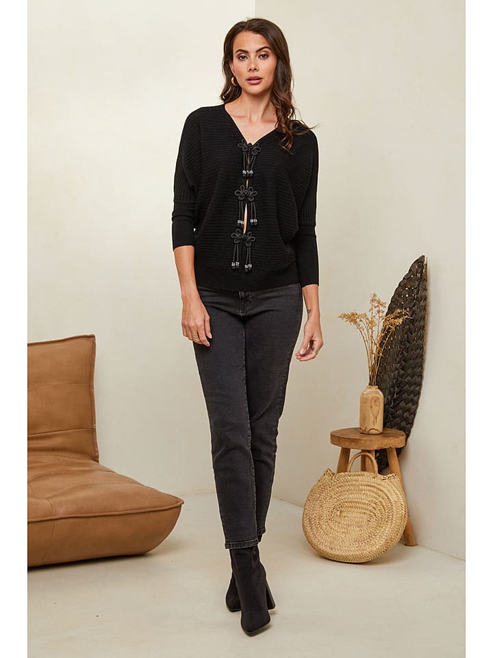 Soft Cashmere Kardigan w kolorze czarnym rozmiar: 38/40